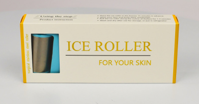 Массажер для лица и век Ice Roller blue в подарочной упаковке5